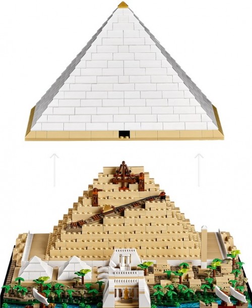 Lego Great Pyramid of Giza 21058