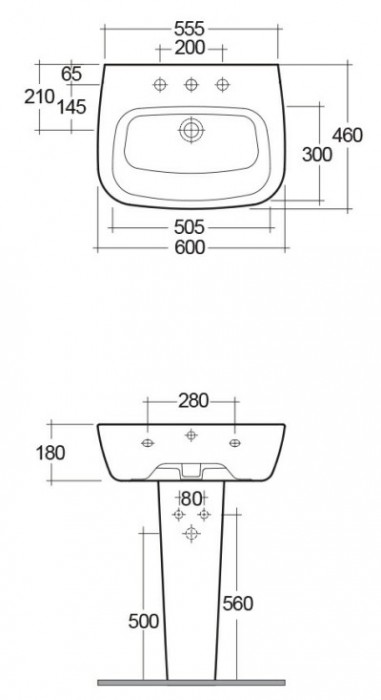 Rak Ceramics One 60 EL0101AWHA