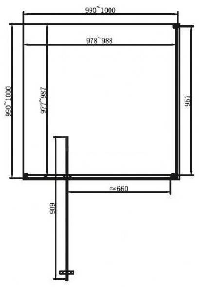 Dusel DL198BP+DL196BP Paint 100x100