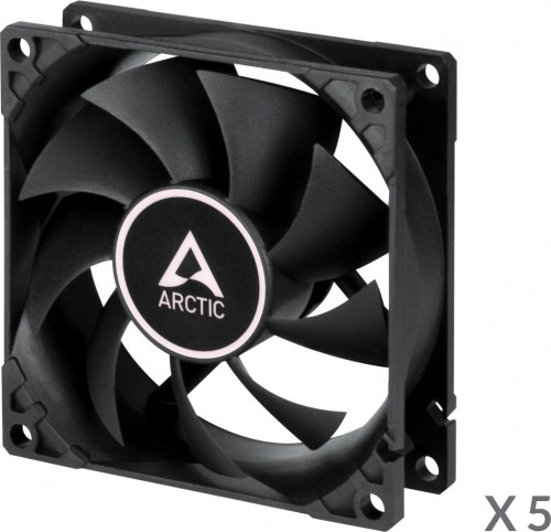 ARCTIC F8 PWM PST Black 5pcs.