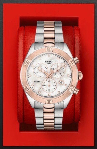 TISSOT PR 100 Sport Chic Chronograph T101.917.22.116.00