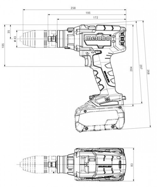 Metabo SB 18 LTX-3 BL Q I