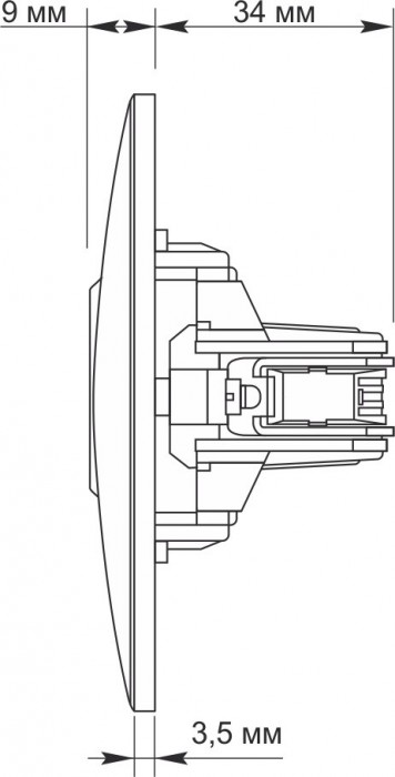 Videx VF-BNSK1SATE-CR