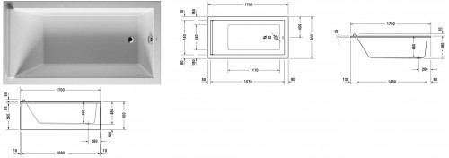 Duravit Starck 170x90 700337000000000