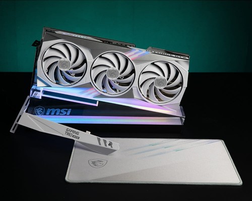 MSI GeForce RTX 4070 Ti GAMING TRIO WHITE 12G