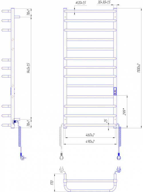 MARIO Premium Lux-I TR K 500x1100