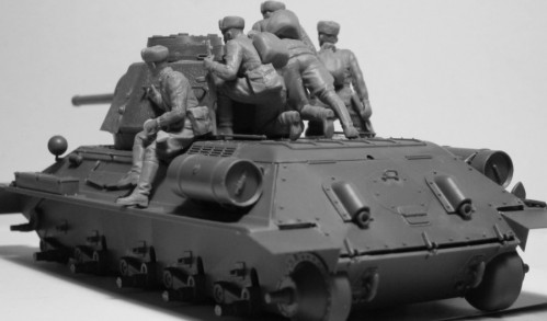 ICM T-34-76 with Soviet Tank Riders (1:35)