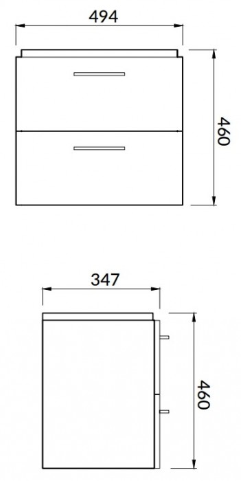 Cersanit Lara Mille Slim 50 S801-356