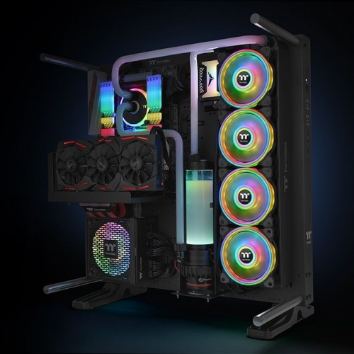 Thermaltake Riing Quad 12 RGB Radiator Black Single