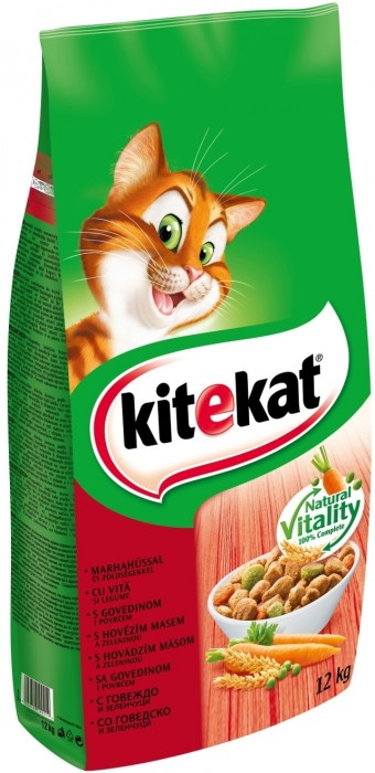 Kitekat Adult Beef/Vegetables 12 kg