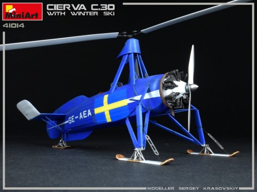 MiniArt Cierva C.30 with Winter Ski (1:35)