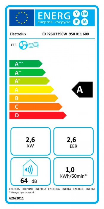 Electrolux Comfort 600 EXP26U339CW