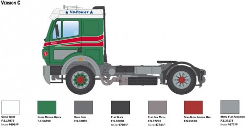 ITALERI Mercedes Benz SK 1844 LS V8 (1:24)