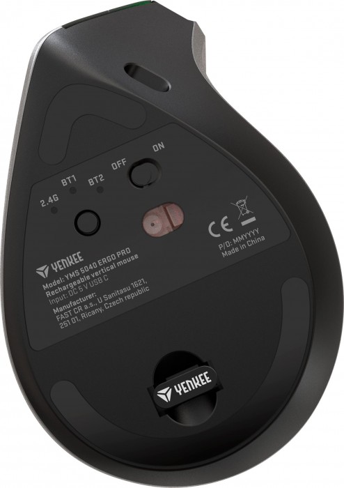 Yenkee Dual Rechargeable Vertical Mouse Ergo Pro