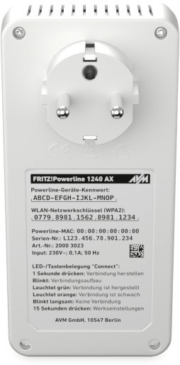 AVM FRITZ!Powerline 1240AX WLAN Set