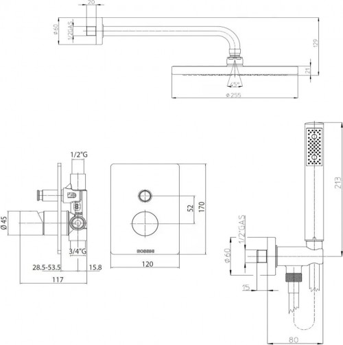 Bossini Cosmo M70182000073008