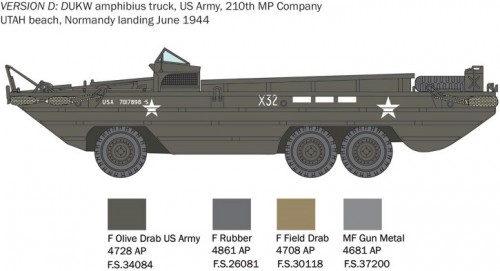 ITALERI DUKW 2 1/2 GMC Truck Amphibious Version (1:35)