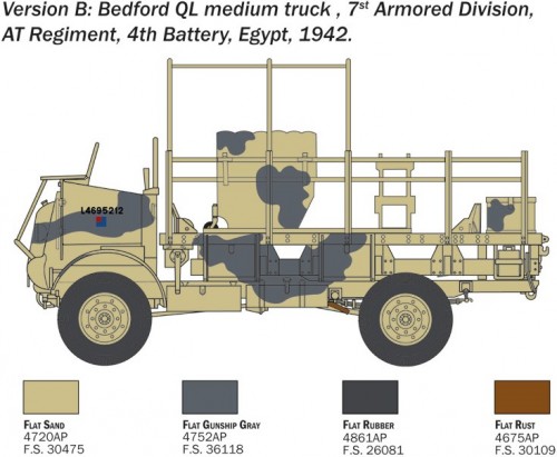 ITALERI Bedford QL Medium Truck (1:35)