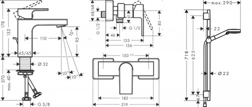 Hansgrohe Vernis Shape 71561333