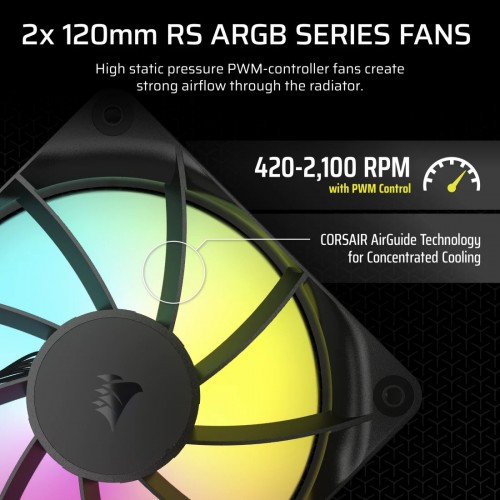 Corsair NAUTILUS 240 RS ARGB Black