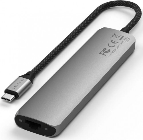 Satechi 7-in-1 USB-C Slim Multiport Adapter with Ethernet