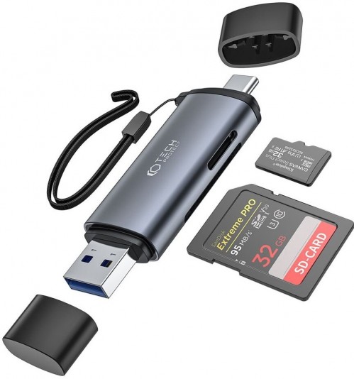 Tech-Protect UltraBoost Card Reader SD & Micro SD