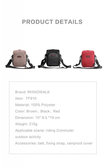 Rhinowalk Scooter Handlebar Pack 2.3 L