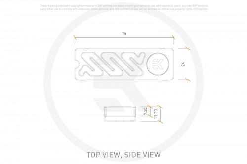 EKWB EK-Quantum Convection M.2 NVMe - Nickel