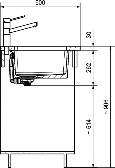 Franke KubusX KXK 110-51 126.0738.290