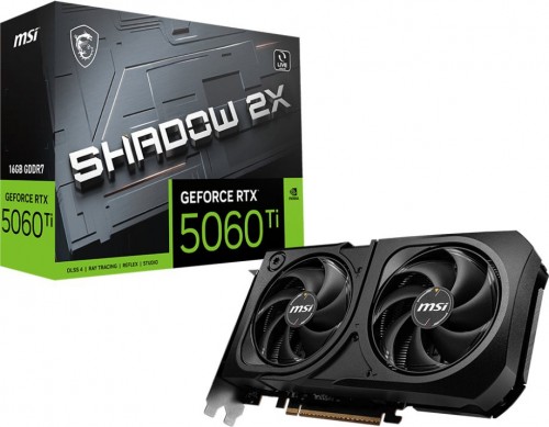 MSI GeForce RTX 5060 Ti 16G SHADOW 2X PLUS