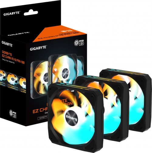 Gigabyte EZ CHAIN RVS FAN 120 (3-Pack)