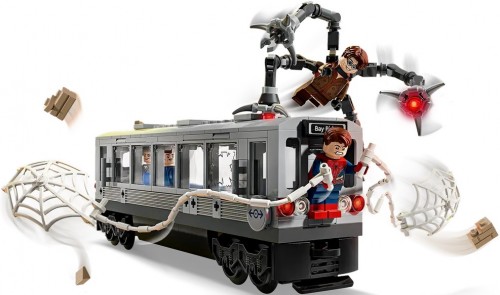 Lego Spider Man vs Doc Ock Subway Train Scene 76321