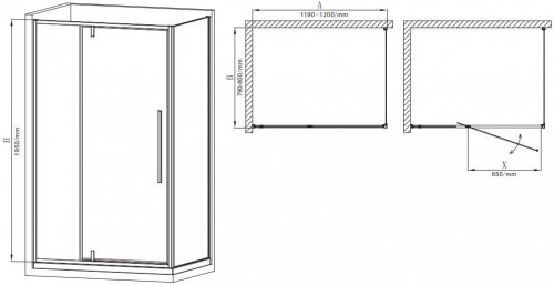 MIXXUS Premium Bevel SC01-120x80x195-TR