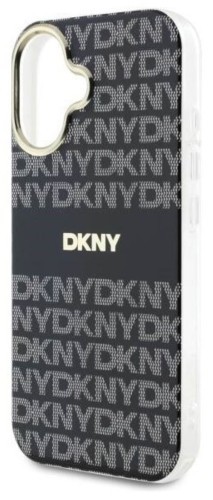 DKNY Repeat Texture Pattern with Stripe for iPhone 16