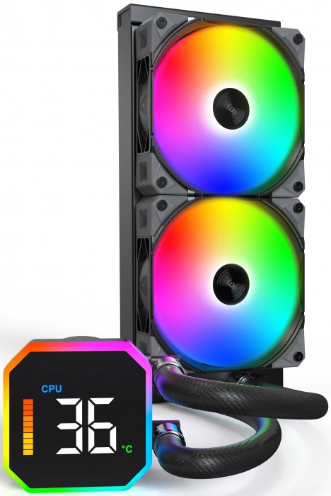 Montech HyperFlow Digital 240 Black