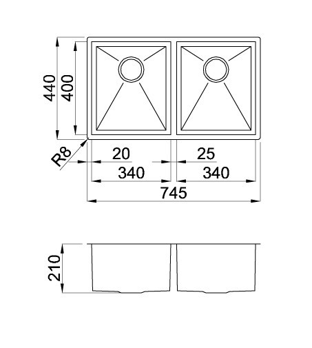 Elleci Square 720 2V