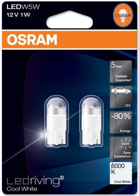 Osram W5W 6000K 2850CW-02B