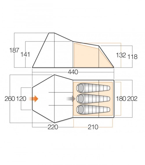 Палатка Vango Galaxy 300