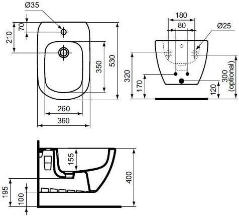 Ideal Standard Tesi T355201