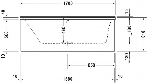 Duravit Comforts 170x75