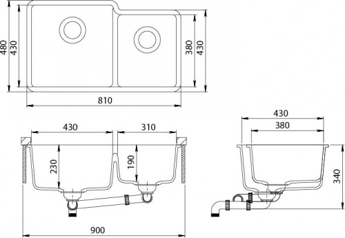 Aquasanita Arca SQA230-L