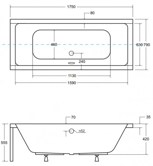 Besco Quadro 175x80