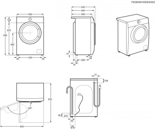 Electrolux PerfectCare 600 EW6S406WP