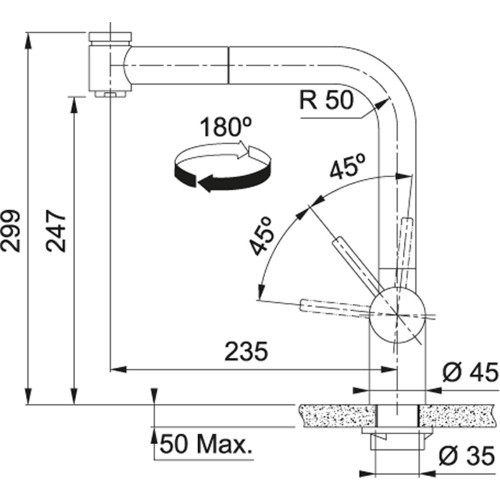 Franke Atlas Neo Pull Out Spray