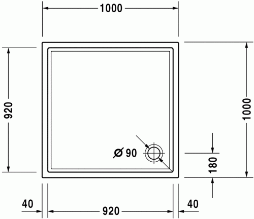 Duravit Starck Slimline 720116