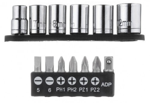 Торцевые головки и биты Intertool VT-1015