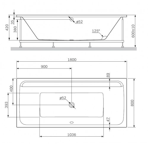 AM-PM Inspire V2.0 180x80