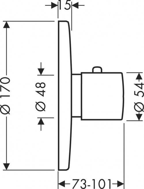 Axor Uno 38715000