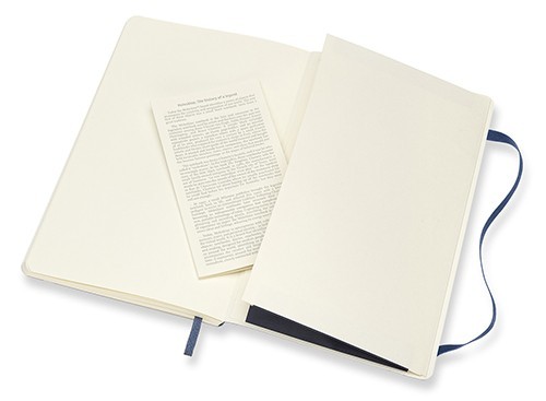 Moleskine Ruled Notebook Large Soft Sapphire