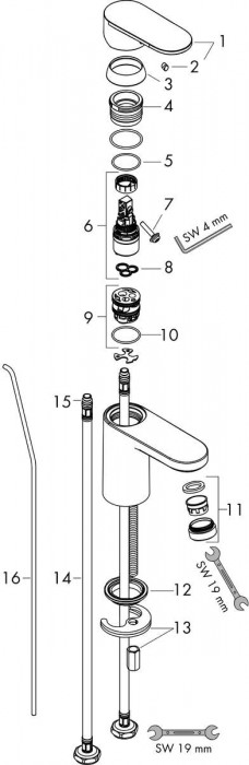 Hansgrohe Vernis Blend 71550000